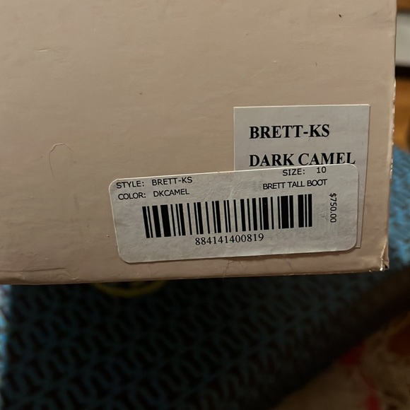 Loeffler Randall Brett Over The Knee Dress Boots, Dark Camel - Picture 3 of 11